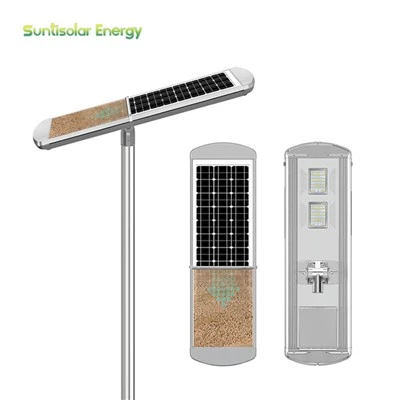Solarstraßenlaterne mit automatischem Reinigungssystem